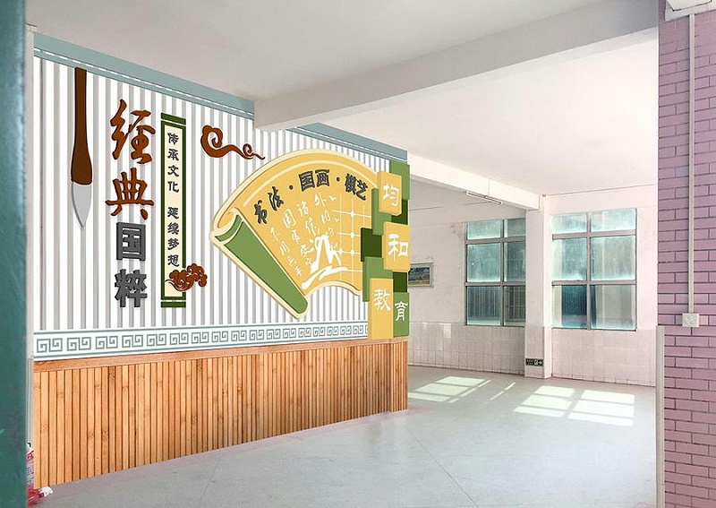 河北中小学校园文化展板设计_石家庄开云手机登录界面,开云(中国)